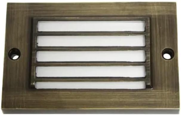 Ironsmith Brass Low Voltage Step Lights – Outdoor Landscape LED Deck & Wall Lighting – Louvered or Puck Style Options (Ironsmith StepLite™ Core)