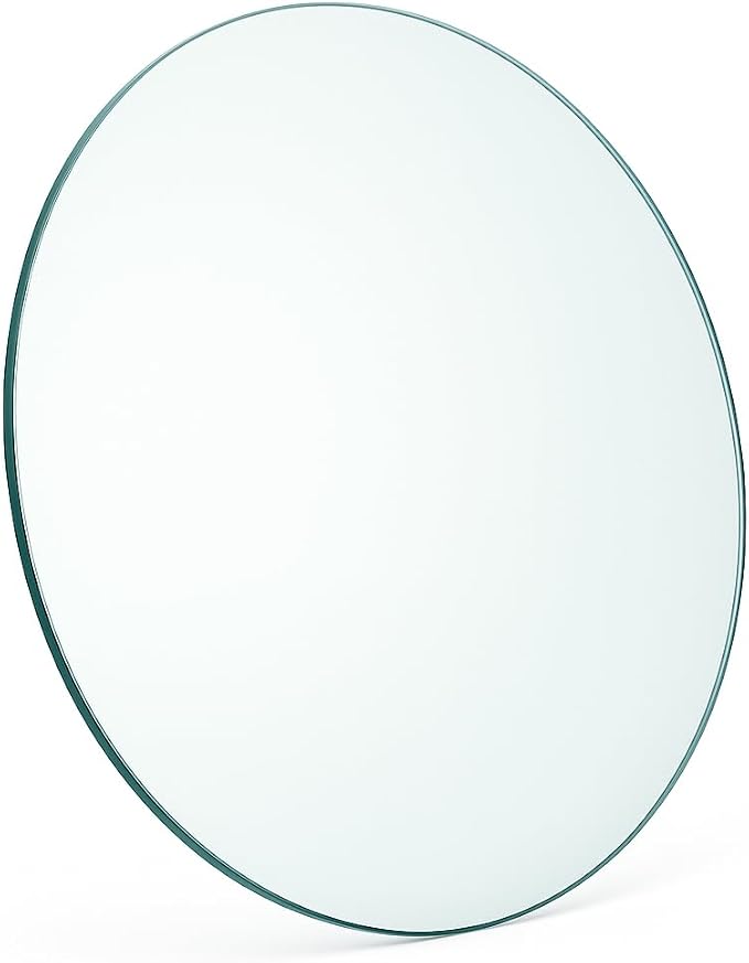 Audio-Visual Direct 36" Tempered Glass Table Top with Rounded Edge 5/16" Thick