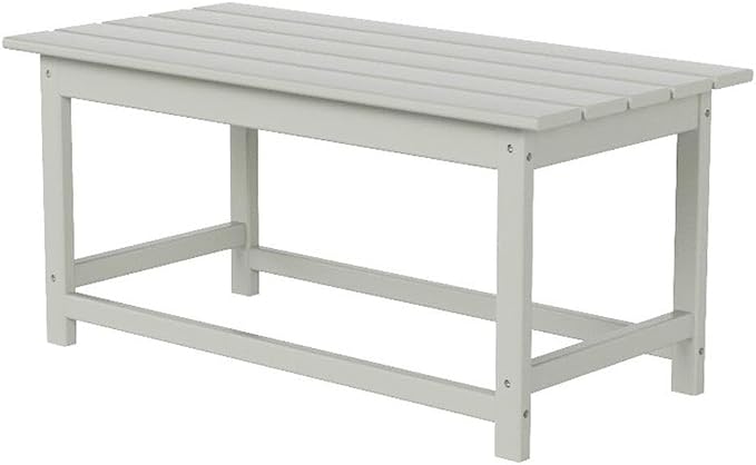 Costaelm Adirondack Conversation Table, HDPE Outdoor Drink Weather Resistant, Outdoor Patio Porch Accent Balcony Table for Pool, Seaside, Backyard, Sand