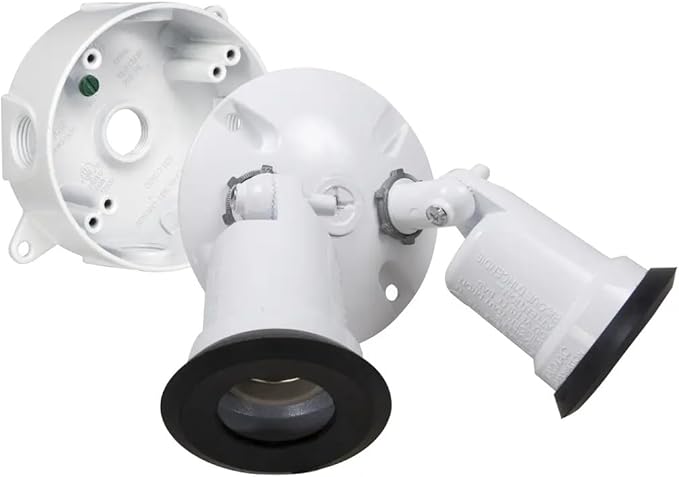 Hubbell-Bell LT233WH Traditional Outdoor Flood Light Kit, White