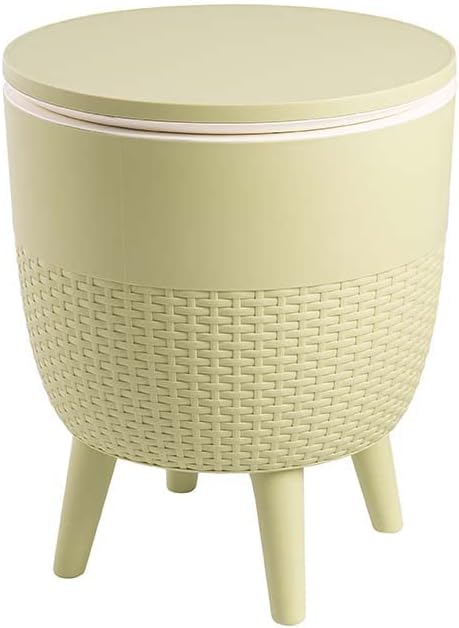 Lagoon Cancún Outdoor Cooler Bar/Cocktail/Coffee 3-in-1 Patio Table (Wasabi Green)