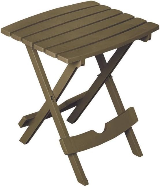 Adams Manufacturing 8500-09-3700 Plastic Quik-Fold® Side Table, Brown