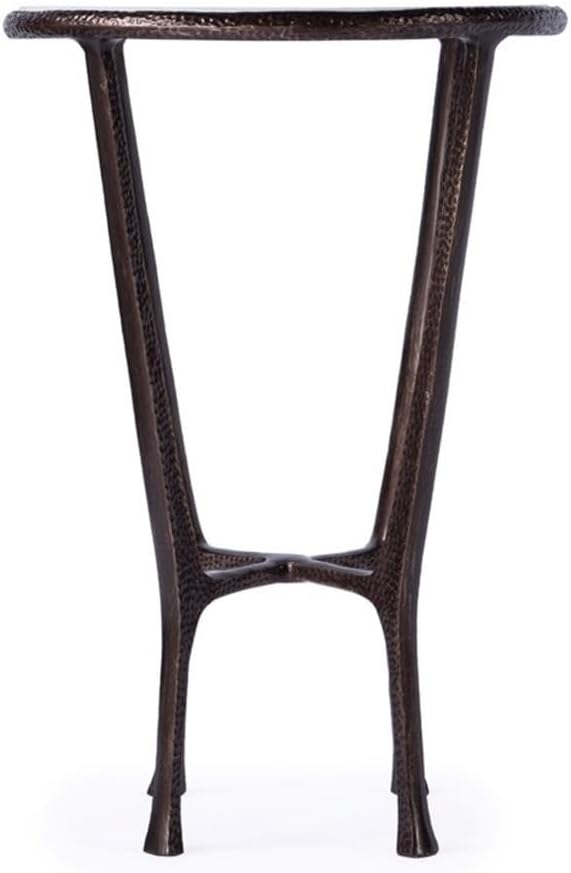 Butler Specialty Company Lania Outdoor Marble Side Table in Bronze