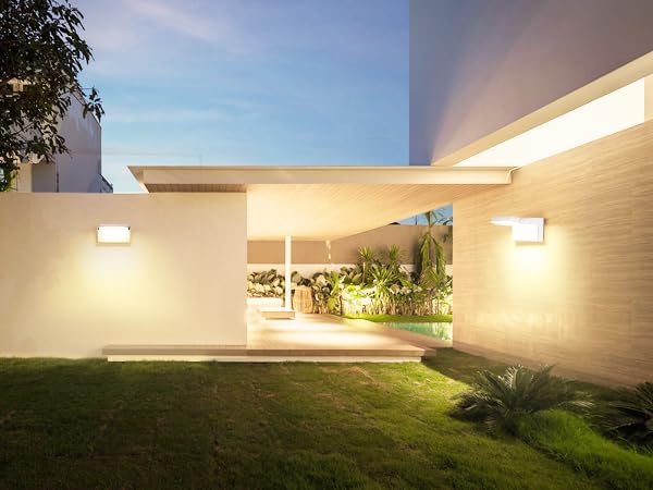 Outdoor LED Wall Light 40W White Flood Lights 350°Rotation Exterior Lighting Fixture Commercial Security 3000K Waterporof for Barn Yard Garage Building Area Backyard
