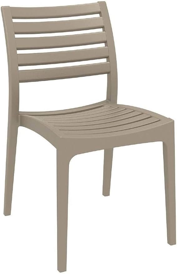 Compamia Ares 7 Piece Patio Dining Set in Dove Gray, Commercial Grade