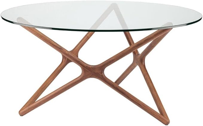 32 Inch Round Clear Tempered Glass Table Top with 1/4" Thick Polished Edges for Dining, Coffee Table, or Office Use by Fab Glass and Mirror