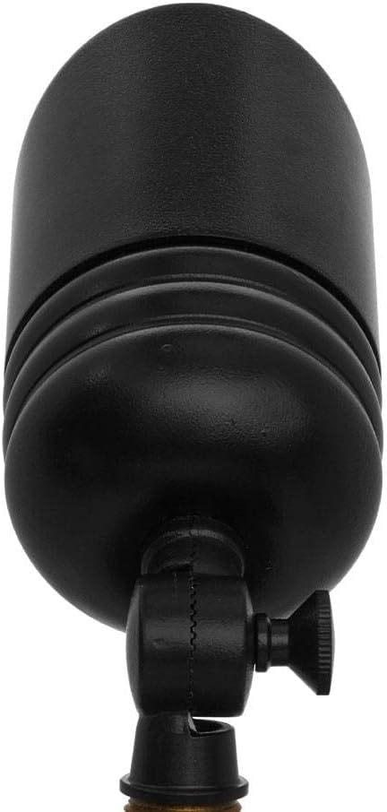 VOLT 20-Pack 12V Fat Boy Brass Outdoor Spotlights (Black) | Lamp Ready, Low Voltage, Ideal for Landscape Lighting of Yard Lawn Garden Patio Trees & House