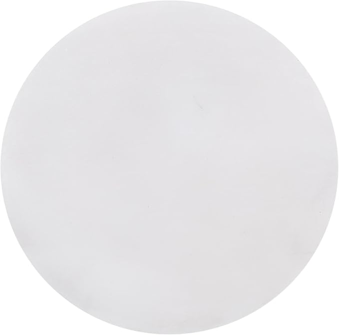 Merax Round Cylindrical End Table 15" Dx18 H Outdoor Patio Lightweight Concrete Side Table Modern Aesthetic Accent Table, Grid Pattern, Antique White