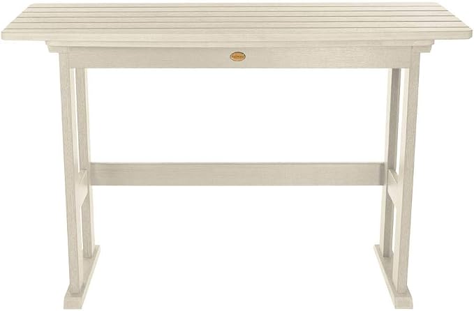 highwood Lehigh Counter Height Balcony Table, Whitewash