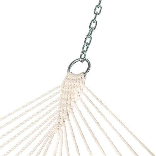 Castaway Living Large 2-Person Quilted Hammock with Stand & Pillow – Chevron, 10 ft. L x 52 in. W, 350 lb Capacity, Weather-Resistant Polyester, Portable Space-Saving Frame