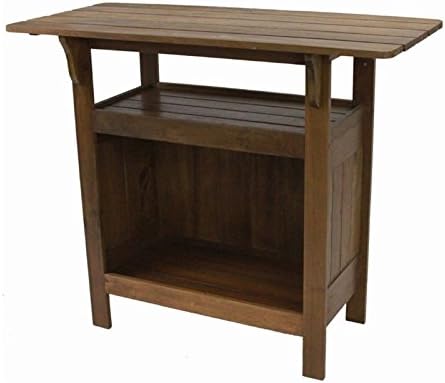 International Caravan Furniture Piece Wood Bar Table