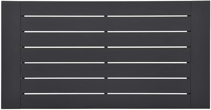 Modway Tahoe Aluminum Outdoor Patio Coffee Table in Gray