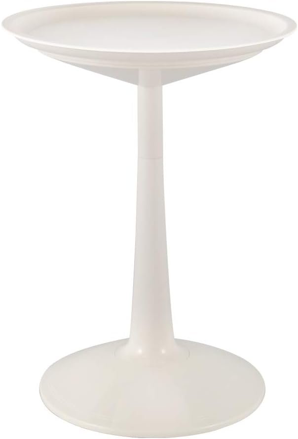 Lagoon Sprout White Round Side Table