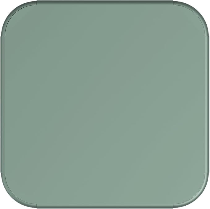 Jamesdar, Haley, Square Heavy Duty Commercial Steel Bistro Dining Table, All Steel Construction, Indoor Outdoor Restaurant & Café Use, 300 lb Capacity, 24" D x 30" H, Aloe Green