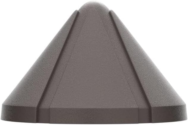 LEONLITE 4-Pack 5CCT Low Voltage LED Deck Light Triangle Oil Rubbed Bronze | 12-24V AC/DC Stair Railing Light, CRI90, IP65, Aluminum, Landscape Step Fence Lighting, 1800K/2700K/3000K/4000K/5000K