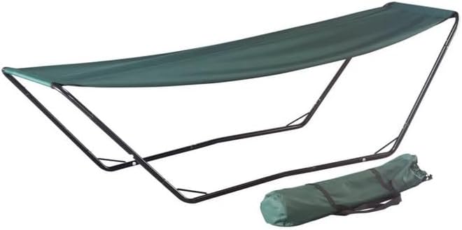 Portable Stable FREESTANDING Hammock COT with Stand and Carry CASE Beach Back Yard