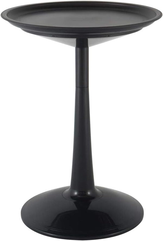 Lagoon Sprout Black Round Side Table