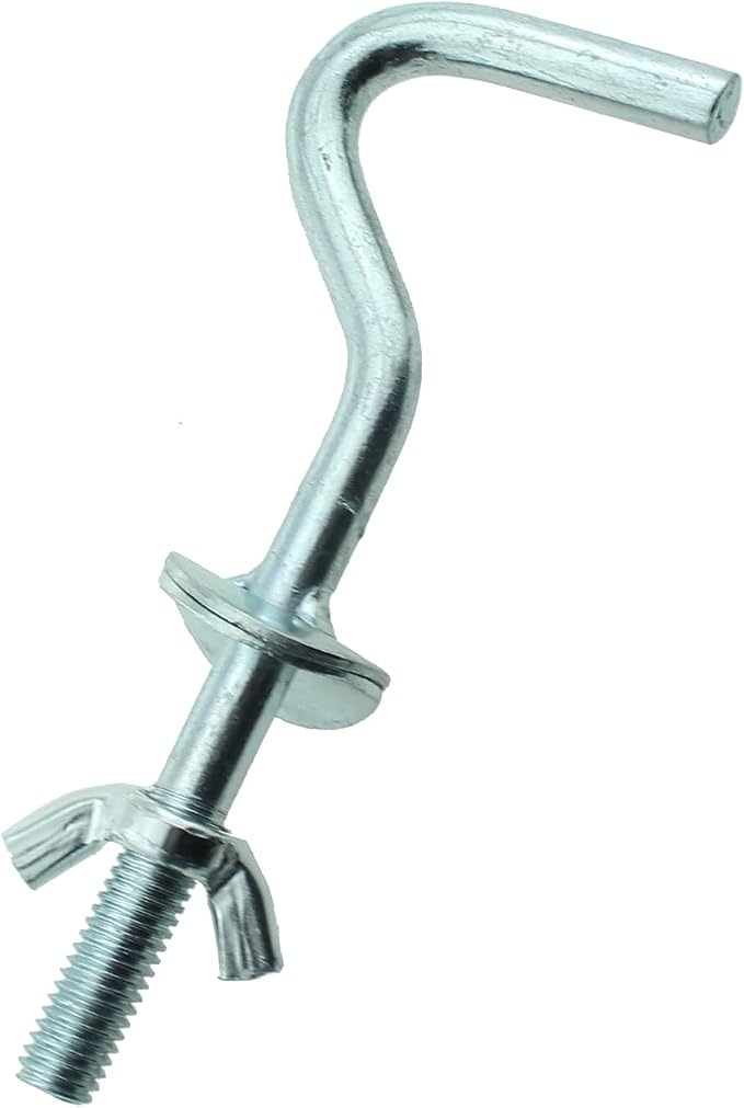 TAODAN 2PCS Heavy Duty Replacement Hook Hammock Accessory Metal Hook Galvanised Iron Hammock Hook Suitable for Indoor and Outdoor Hammocks