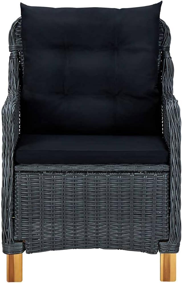 7 Piece Patio Dining Set,Outdoor Dining Set,Patio Table and Chairs,Outdoor Coffee Table,Patio Furniture Set,Outdoor Patio Chairs,Front Porch Furniture,Modern Set,Porch Chair,Patio Dining, Dark Gray