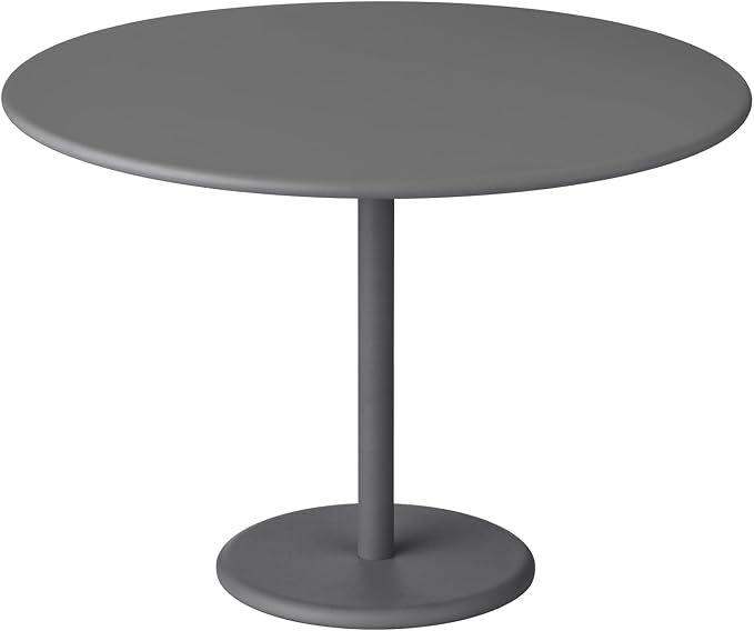 Blomus Stay Outdoor Side Table, Wide 50x35cm / 19.7x13.8in, Warm Grey