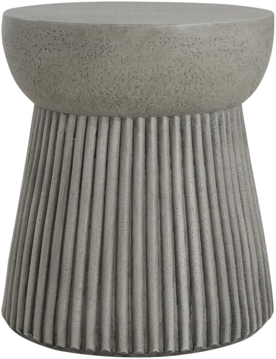 Outdoor Lightweight Concrete Side Table
