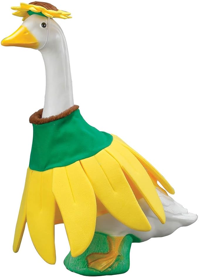 Gaggleville Sunflower Goose Outfit, Fits Large 23" H Statue, by Fox | Valley Traders