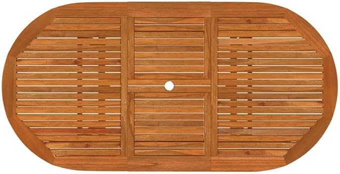 Afuera Living Solid Eucalyptus Wood Patio Dining Set, Reddish-Brown Finish, Foldable Chairs with Multi-Position Backrests, Weather-Resistant, Includes Table and 4 Chairs, Outdoor Garden Deck Dining