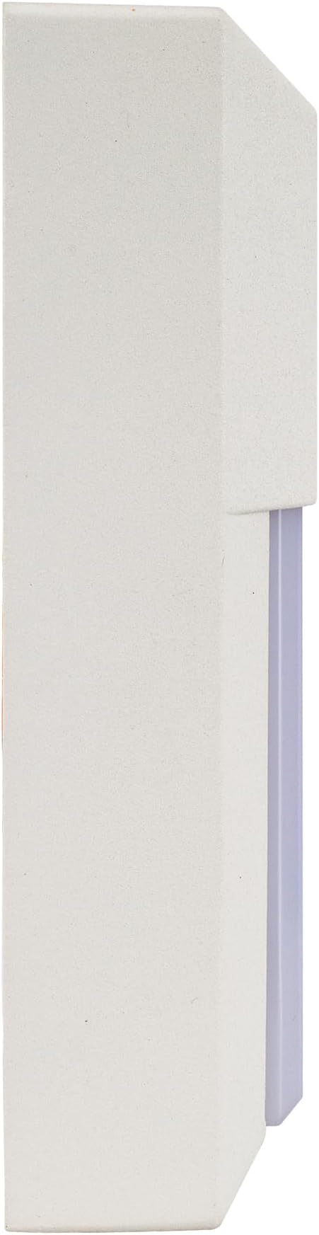 Outdoor Porch Light, LED Wall Sconce, Rustproof Aluminum | Dusk to Dawn Modern Exterior Wall Light Fixture for House, Patio, Garage, 12W 1000 Lumen, Waterproof, 3000K, White, 2 Pack