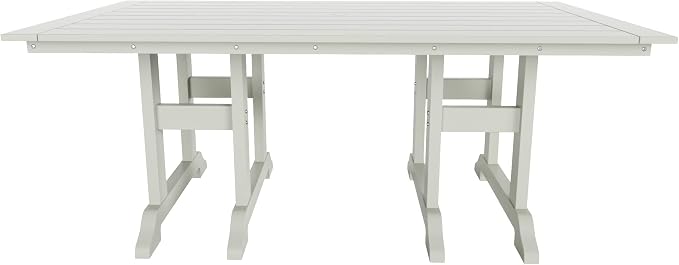 WestinTrends Malibu 71" Outdoor Patio Dining Table, Sand