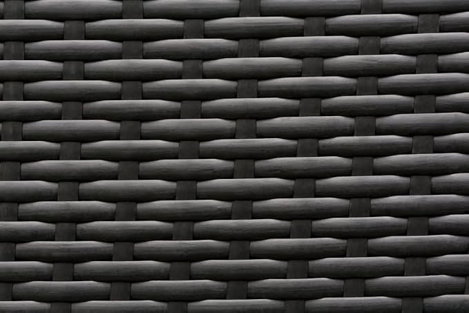10 Piece Outdoor Patio Furniture Black Wicker Conversation Set with Fully Assembled Sectional and 42-inch Propane Gas Fire Table