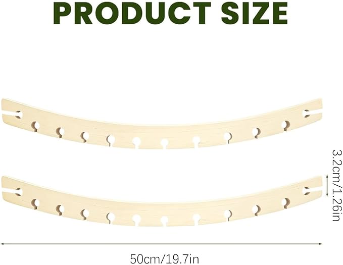 Hammock Spreader - Wooden Portable Support Bar Set, Detachable Hanging Bed Separator Rods, Outdoor Relaxation Accessories for Camping Backyard Patio Garden RV Balcony Tree Yard Park Summer