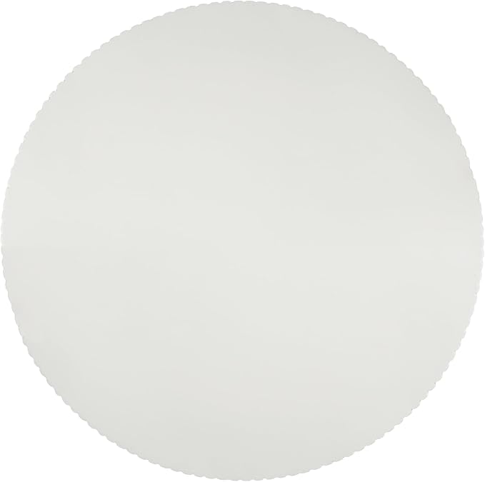 Christopher Knight Home Parson Patio Lightweight Concrete Round Coffee Table, Indoor and Outdoor Table for Garden/Backyard/Poolside/Balcony Cafeteria, MGO Outdoor Side Table with No Assembly, White