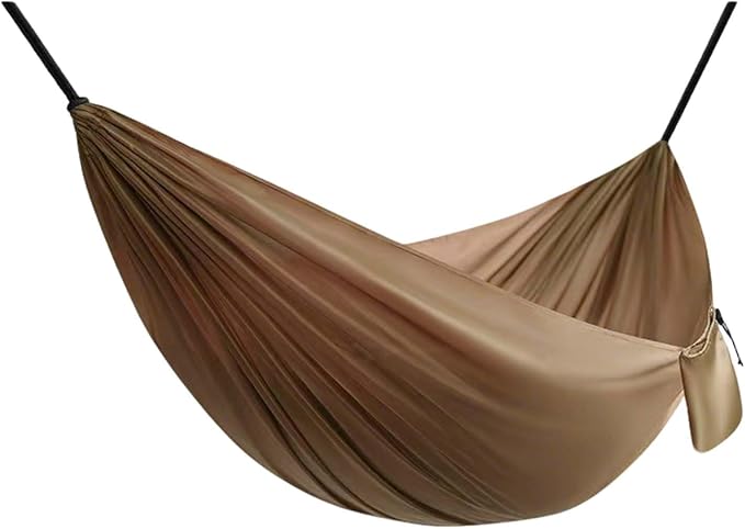 Outdoor Hanging Hammock for Adults, Foldable Travel Hammock with Lightweight Rope and Easy Installation, Perfect for Garden, Patio, Camping Trips, Relax and Enjoy Comfort Anywhere