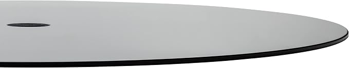 Pro Safe Glass 36" Round Gray Tint Tempered Patio Glass Table Top 2" Center Hole