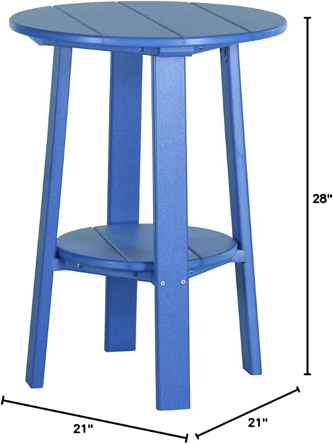 LuxCraft Deluxe End Table 28" Blue