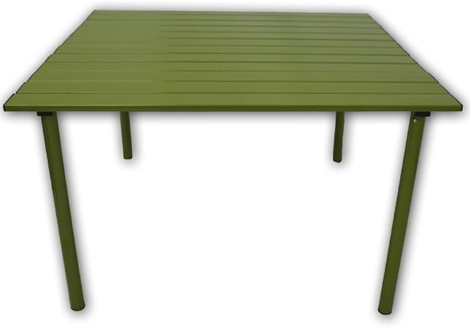 A2716G Low Aluminum Portable Table with Carrying Bag, Green