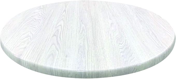 Holland Bar Stool 36" Diameter White Ash, Indoor/Outdoor All-Season EnduroTop Table Top
