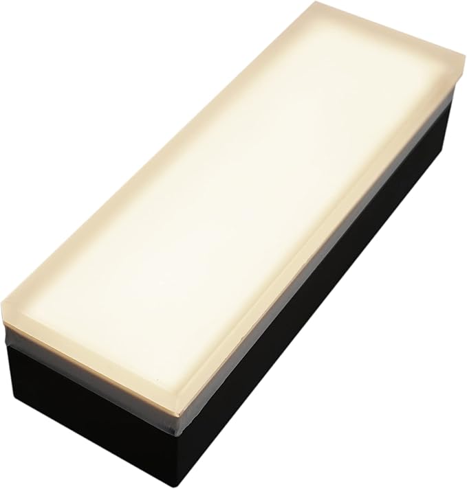 LUMENGY Paver Light 3x9 Inch (2.95x8.85), 2700K Warm White, Glare-Free Brick Lighting for Driveways, Walkways, Pool Decks and Patios, 12V Hardwired, IP67 Waterproof, Drive-Over Rated