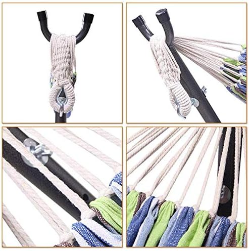 Home Portable Outdoor Polyester Hammock Set Green 3-7 Days Delivery