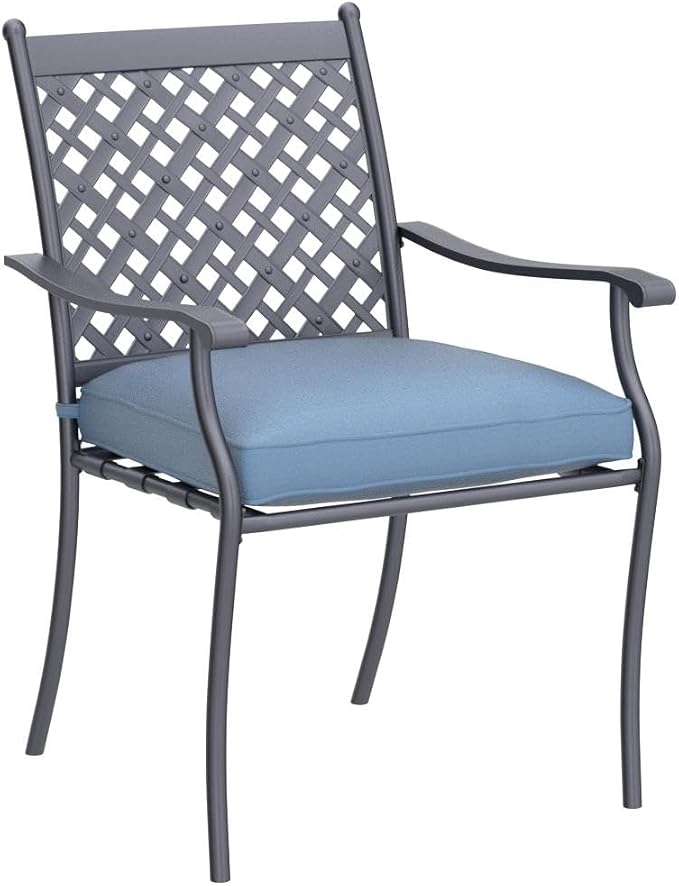 LOKATSE HOME 5-Piece Outdoor Patio Metal Dining Set