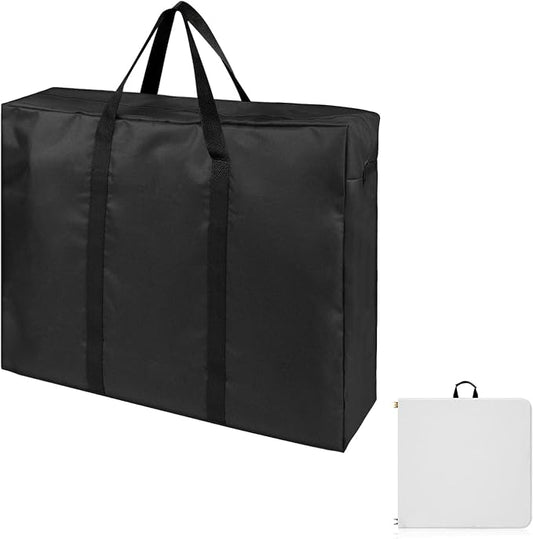 Folding Table Storage Bag, Portable Carry Table Bag for 4FT Folding Picnic/Camp Tables, Waterproof Folding Table Cover with Handles(bag only)- 26" D x 5" W x 24" H