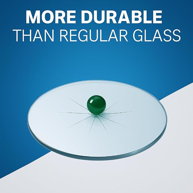 Audio-Visual Direct 42" Round Tempered Glass Table Top with Pencil Edge