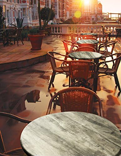 30" x 30" Greystone, Indoor/Outdoor All-Season Endurotop Table Top by The Holland Bar Stool Co.