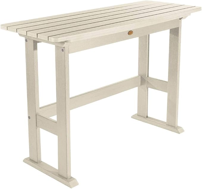 highwood Lehigh Counter Height Balcony Table, Whitewash