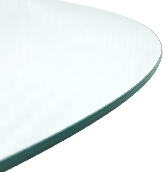Audio-Visual Direct (36" Tempered Glass Table Top with Rounded Edge 1/4" Thick