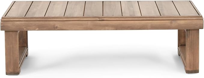 Westchester Rectangular Coffee Table - Acacia Wood - Brown Wash