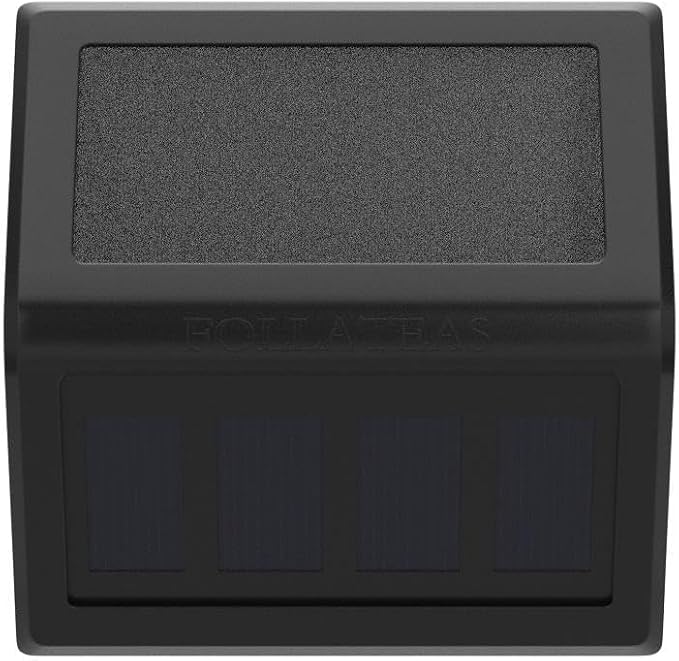 Solar Lights Outdoor, Waterproof Solar Powered Deck Step Lights for Patio Garden Backyard Garage Driveway Pathway Outside Wall Lighting