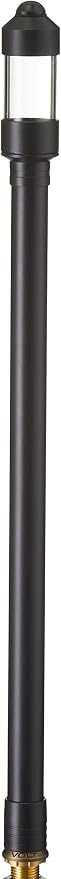 VOLT Max Spread 12V Black Brass Path Light (25"" Tall, 9"" Shade) | 16-Foot Diameter Area of Illumination, Lamp Ready, Low Voltage, Ideal for Outdoor Pathway Walkway Garden Driveway or Patio