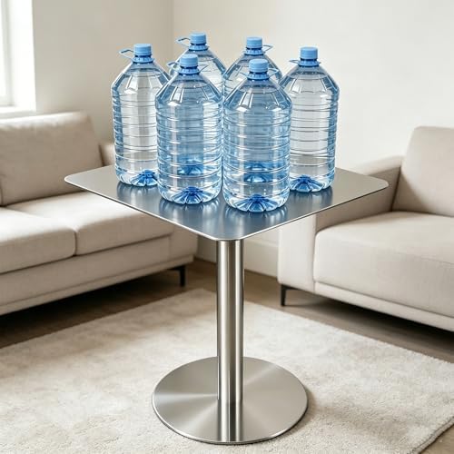 Modern Industrial Small Dining Table, Easy to Clean & Assemble, Perfect for Outdoor Bistro, Pub, Bubble Tea Shops & Cafes - 40x40x75cm