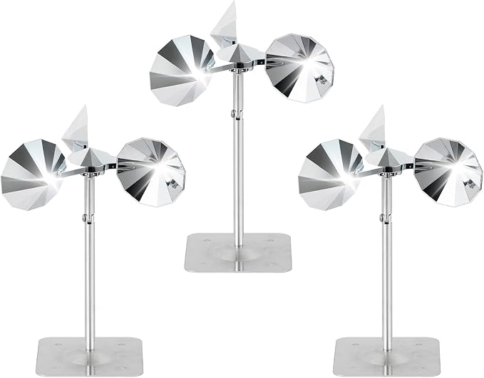 OFFO 3 PCS Bird Scare Reflective Device, Bird Reflector Keep Pigeon Woodpeckers and Sparrows Away for Outdoor Use Boats Roofs Gardens